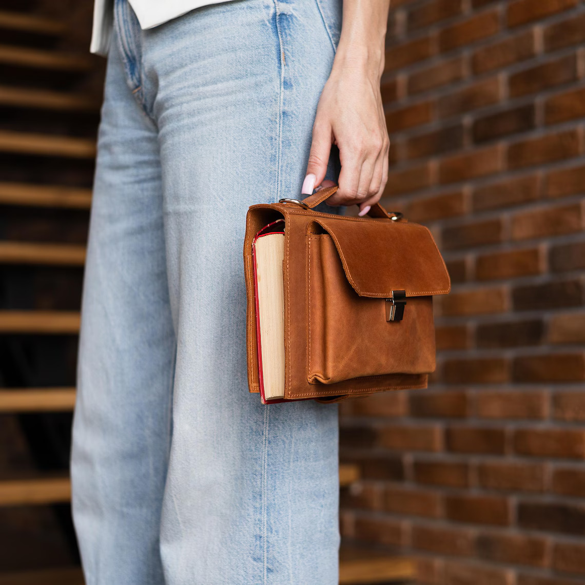 borsa porta libri con tasca