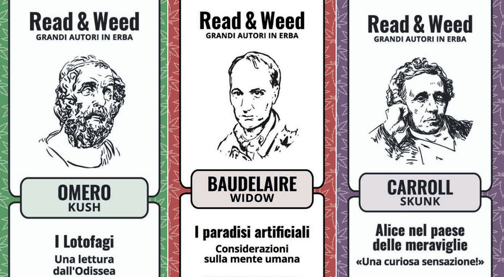 Nero e Plantasia Omero Baudelaire Carroll