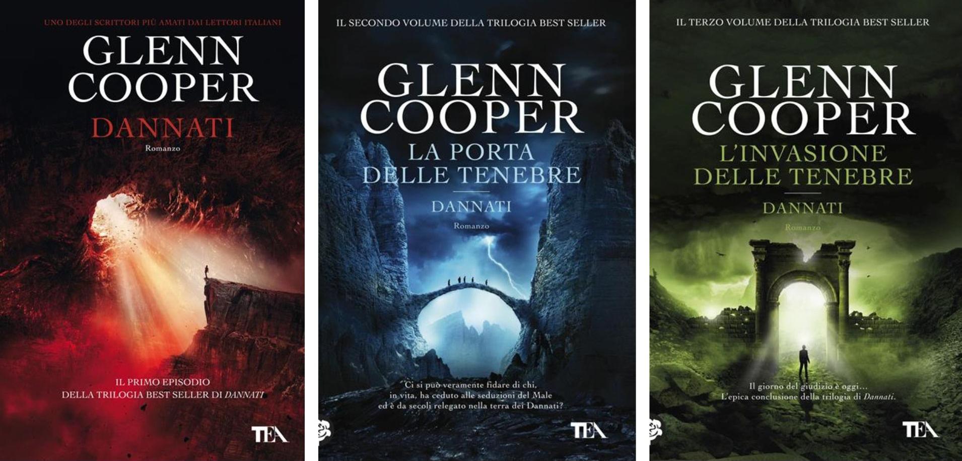 La trilogia di Dannati, che include alcuni dei libri più famosi di Glenn Cooper