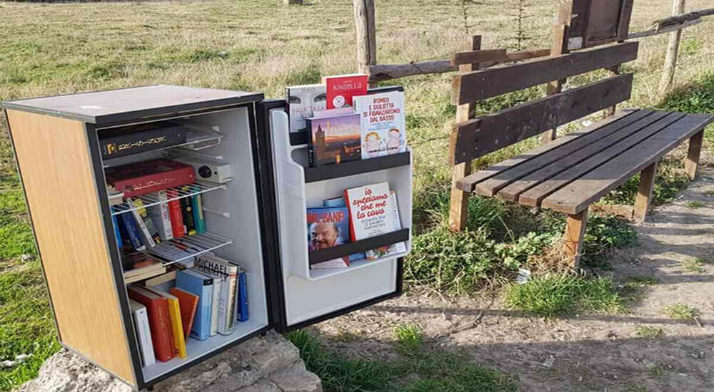 FrigoBook: a Roma i frigoriferi abbandonati diventano biblioteche
