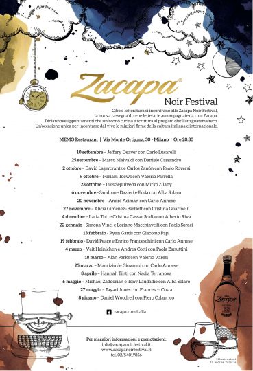 Locandina Zacapa Noir Festival