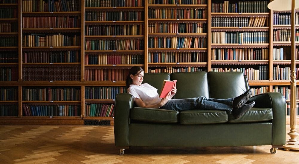 libri libro lettura leggere a casa divano libreria