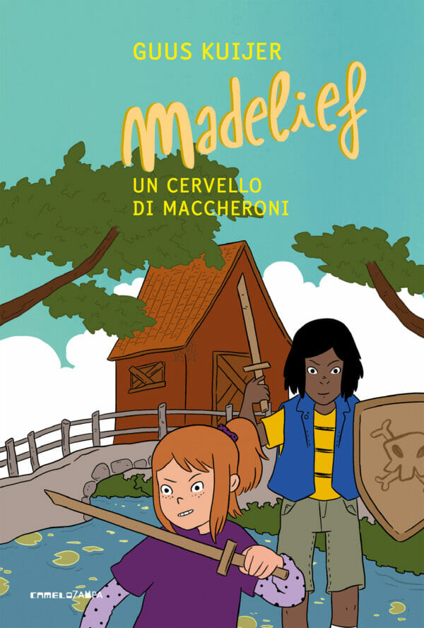 copertina del libro per ragazzi Madelief Un cervello di maccheroni