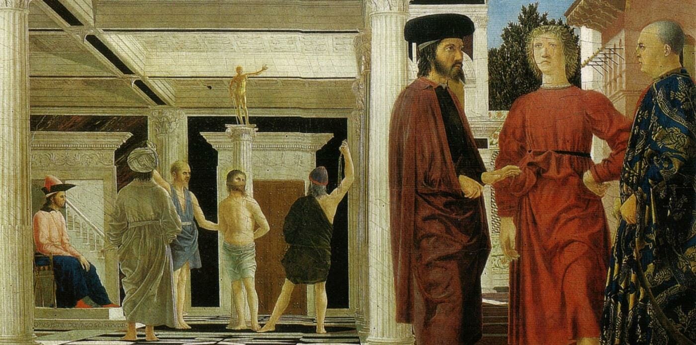 La flagellazione di Cristo piero della francesca