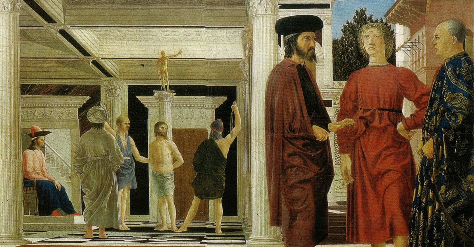 La flagellazione di Cristo piero della francesca