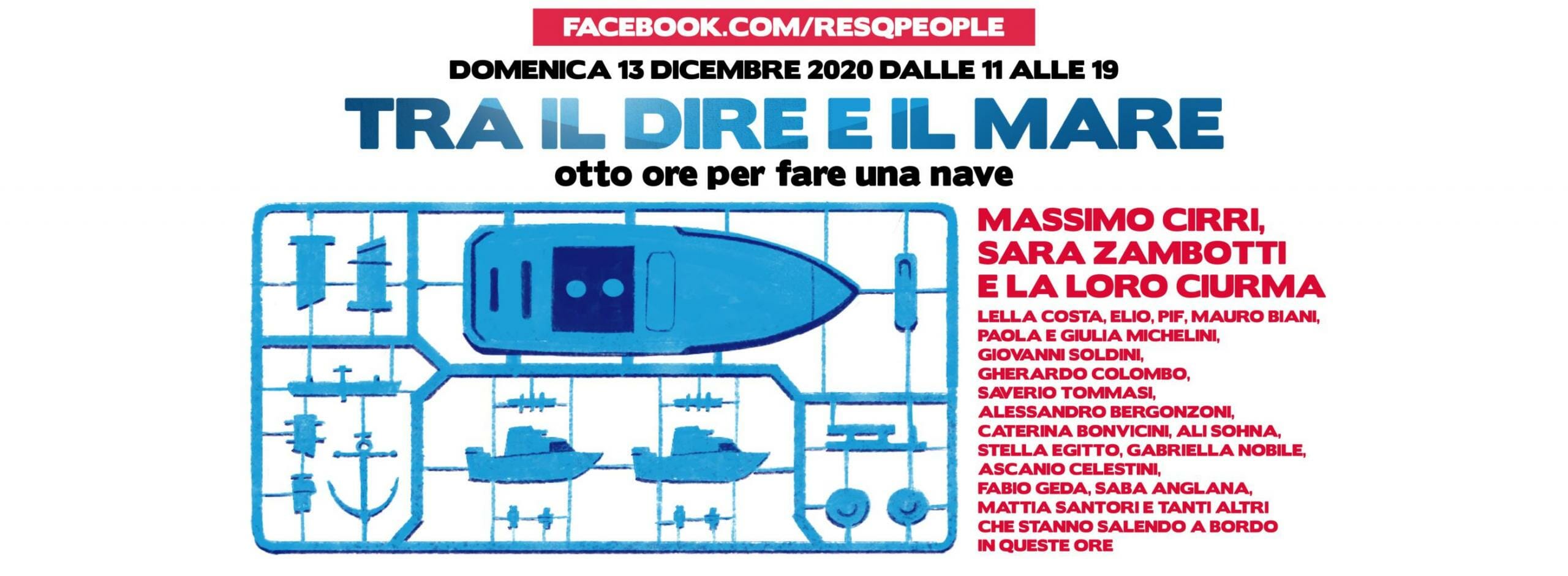    "Tra il dire e il mare": una maratona online di otto ore per fare una nave umanitaria