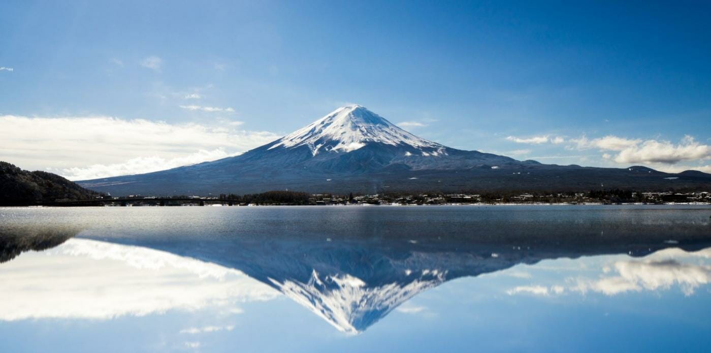monte fuji in giappone
