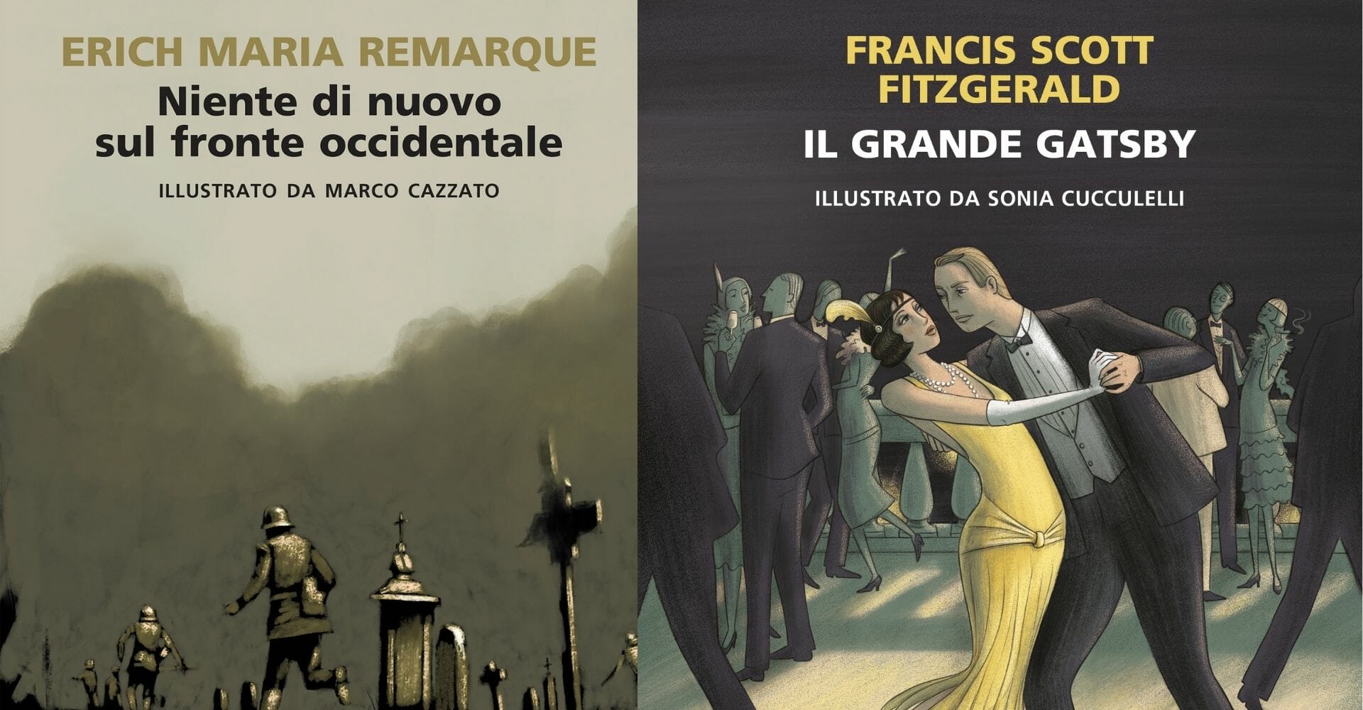 Illustrare i classici: l'operazione Neri Pozza per riscoprire Remarque e Fitzgerald