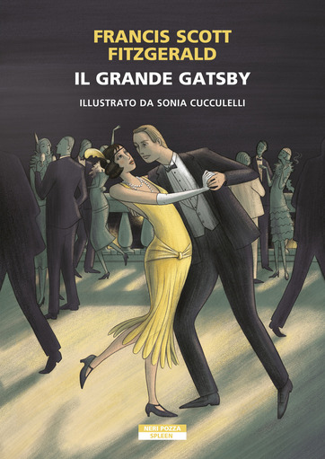 copertina del libro il grande gatsby neri edito da pozza