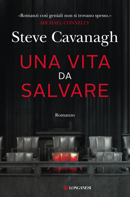 copertina del libro una vita da salvare di steve cavanagh