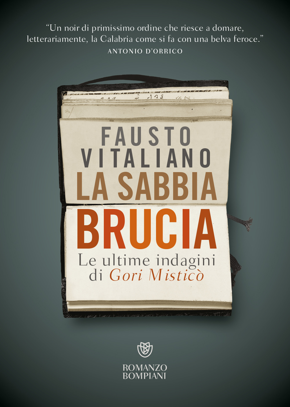 Copertina del libro La sabbia brucia di Fausto Vitaliano