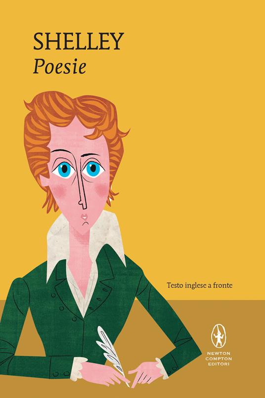 libro in inglese con le poesie di percy b shelley