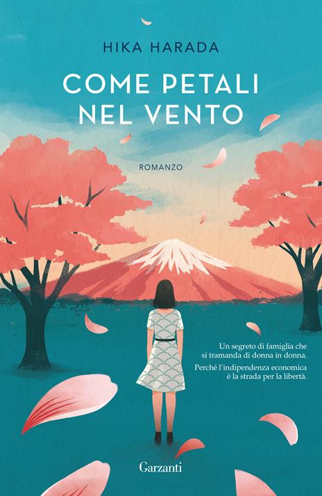 Copertina del libro Come petali nel vento di Hika Harada, una delle saghe familiari pubblicate negli ultimi anni