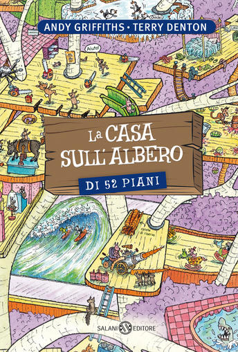 Copertina del libro La casa sull'albero di 52 piani