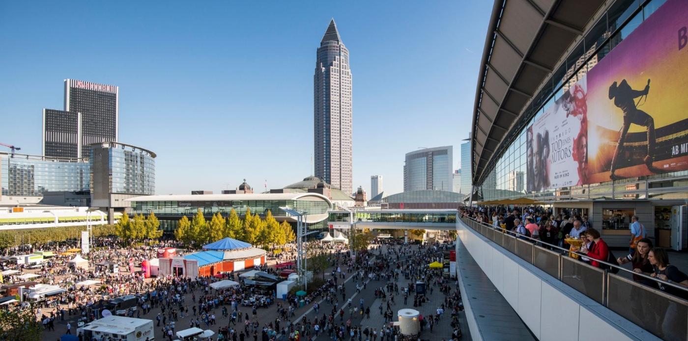 Il Culture Stadium durante la Fiera del Libro di Francoforte nel 2018