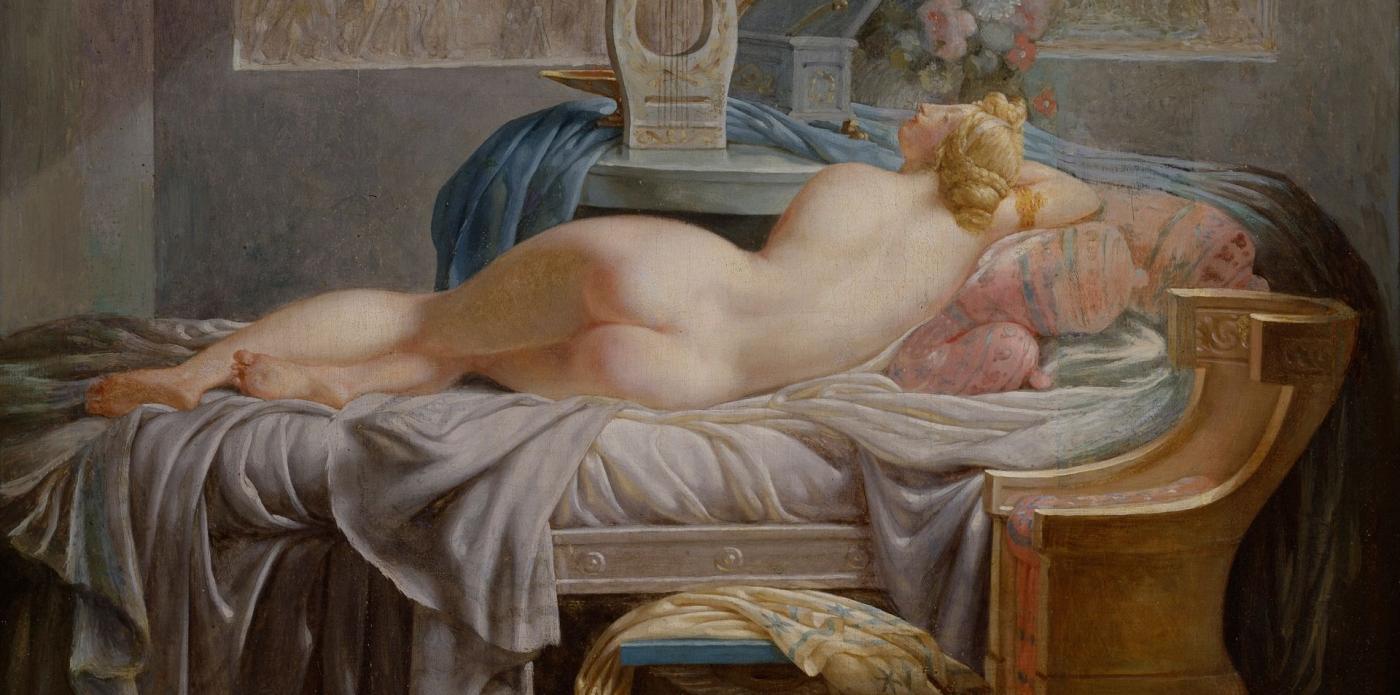 Dipinto raffigurante la poetessa Saffo