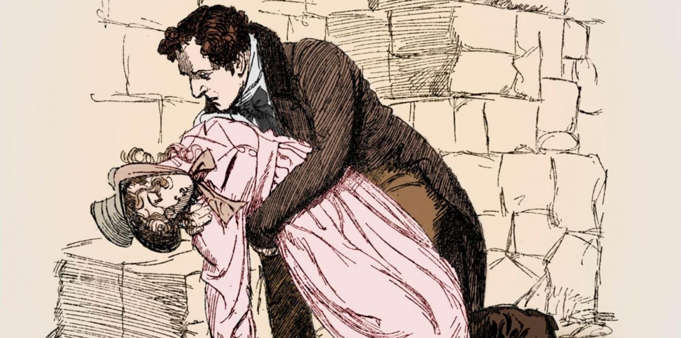 Illustrazione tratta da un'edizione di Persuasione di Jane Austen