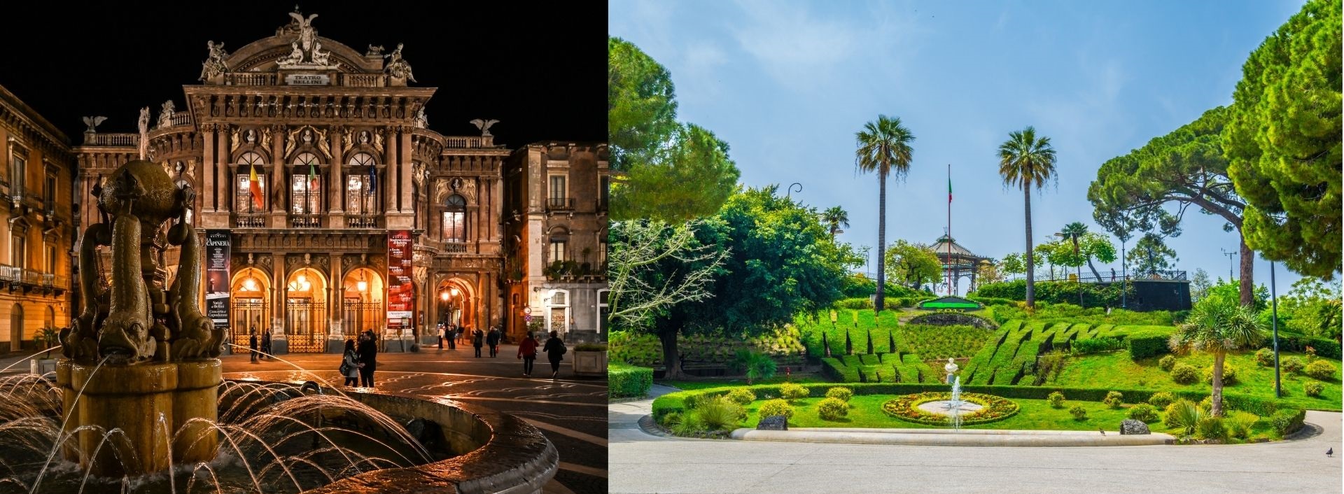 Teatro Vincenzo Bellini e Giardino Bellini, a Catania