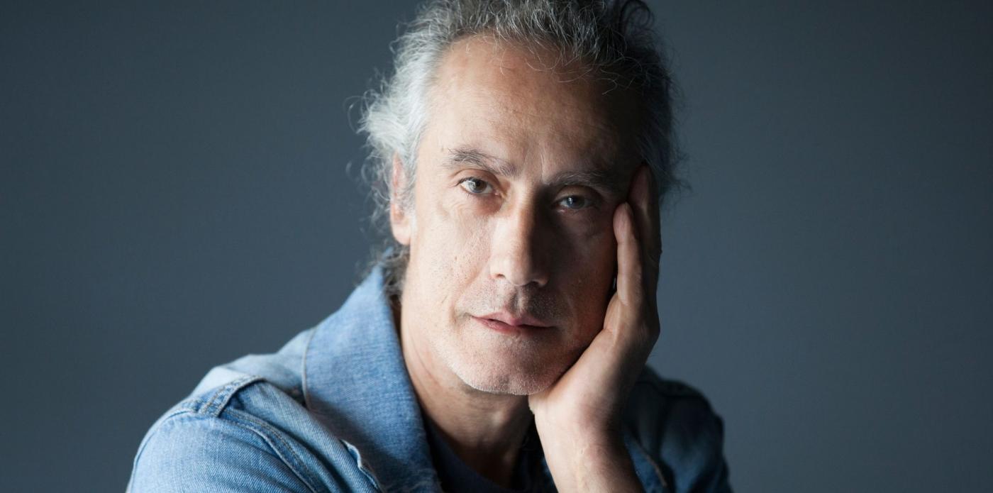 Primo piano dello scrittore Marco Vichi