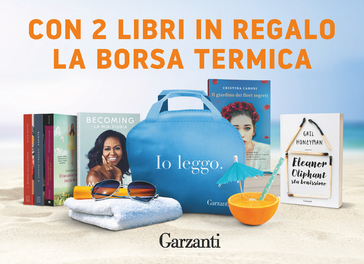 Campagna gadget estiva della casa editrice Garzanti per l'estate 2021