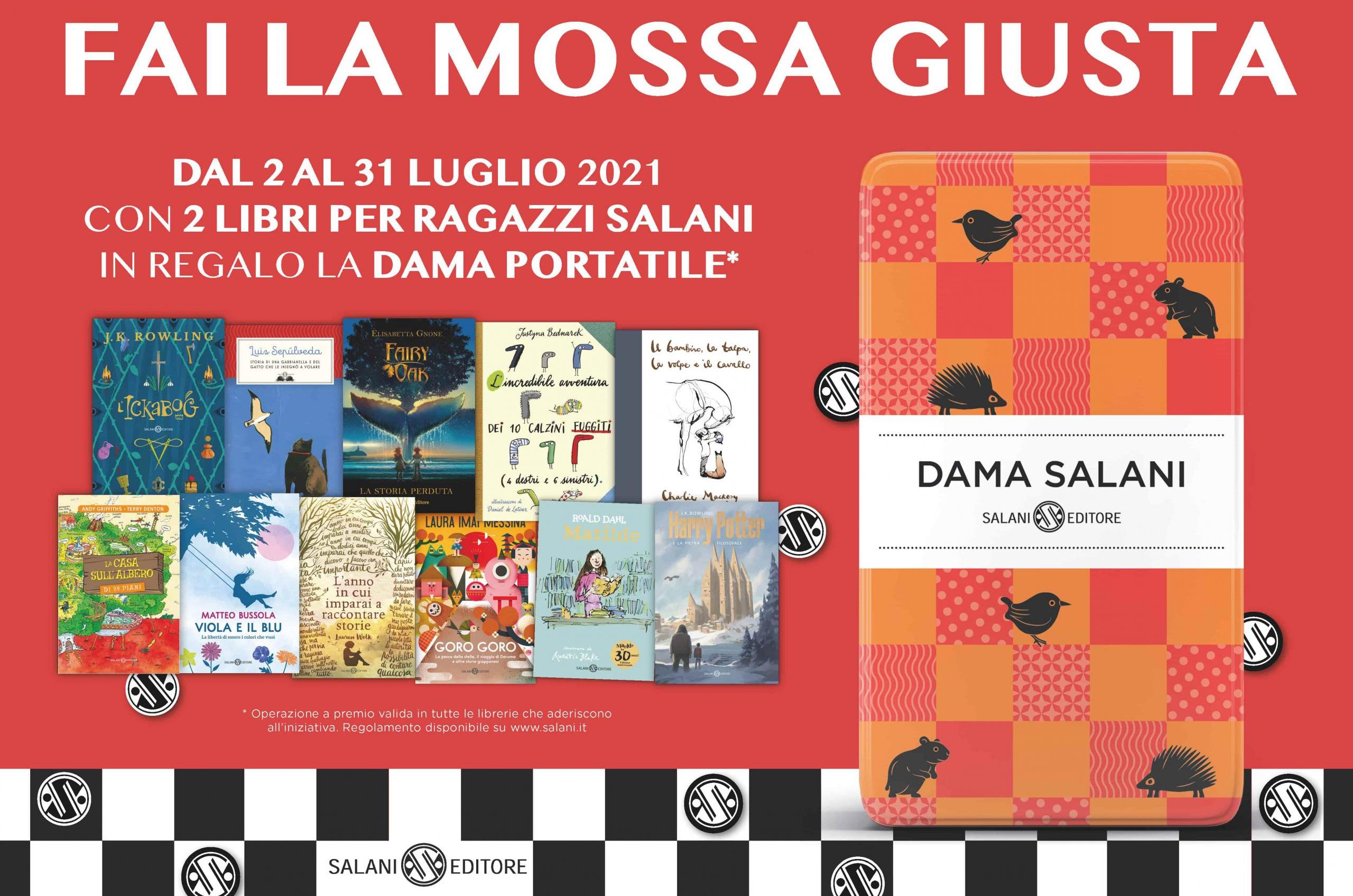 Campagna gadget estiva della casa editrice Salani per l'estate 2021