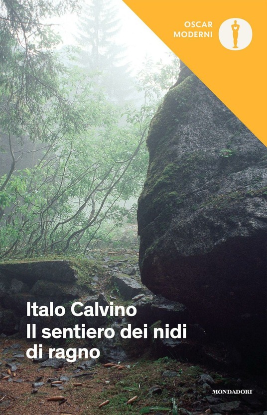 Copertina del libro Il sentiero dei nidi di ragno, uno dei romanzi di formazione che hanno sullo sfondo la seconda guerra mondiale