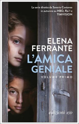 Copertina del libro L'amica geniale, il primo di quattro romanzi di formazione scritti da Elena Ferrante