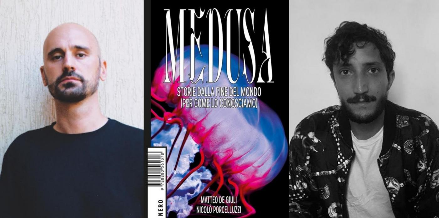 la copertina del libro medusa e le foto degli autori