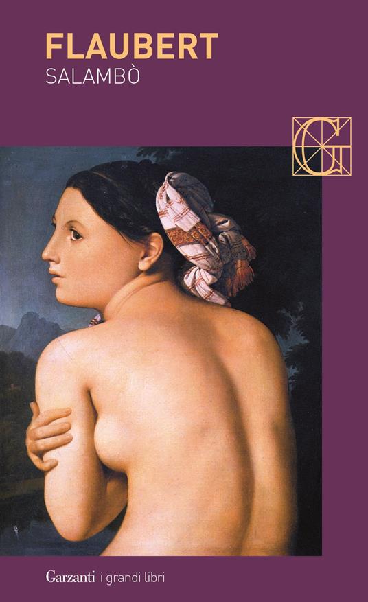 copertina del romanzo storico Salambò di Gustave Flaubert