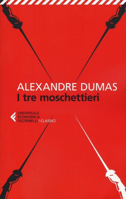 copertina del romanzo storico I tre moschettieri di Alexandre Dumas