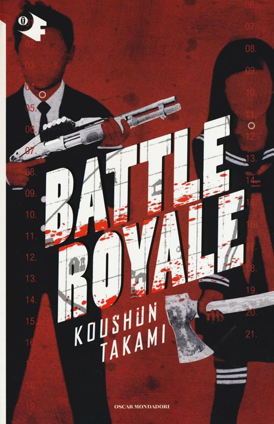 copertina del romanzo battle royale, esempio del genere survival