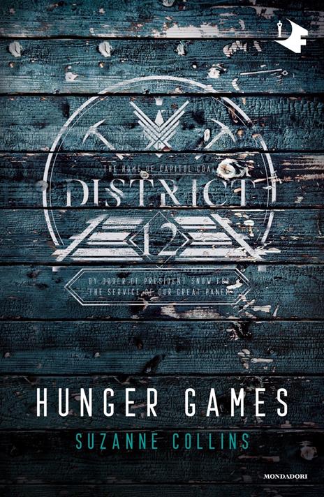 copertina del primo libro della saga hunger games, esempio del genere survival