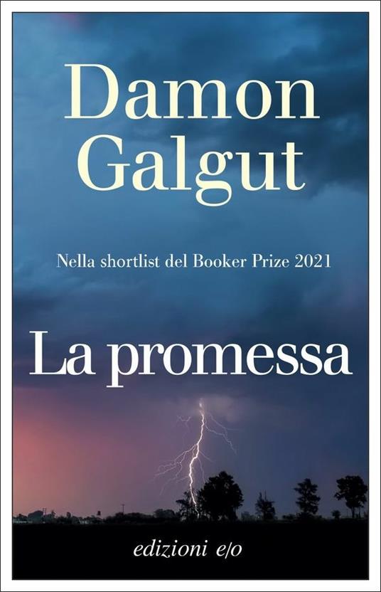 Copertina del romanzo vincitore del Booker Prize 2021 La promessa di Damon Galgut