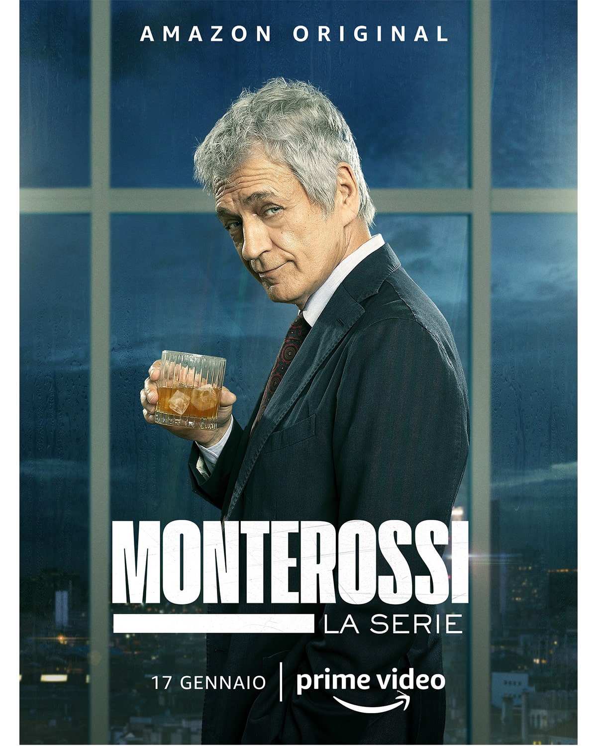 Locandina di Monterossi, serie tv in arrivo nel 2022 e tratta dai libri di Alessandro Robecchi