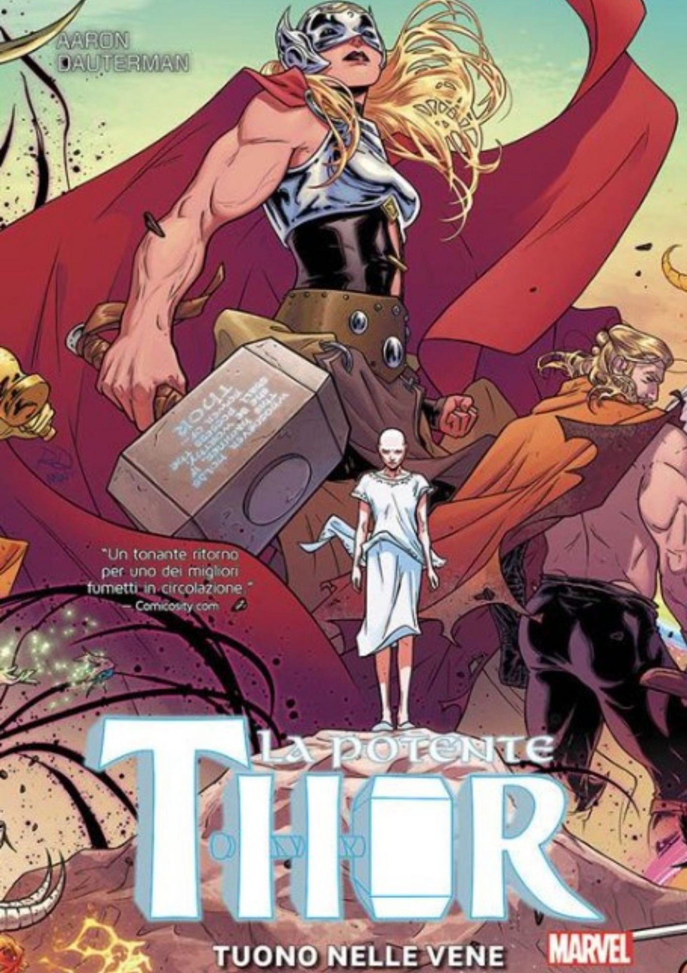 copertina di La potente Thor di Jason Aaron