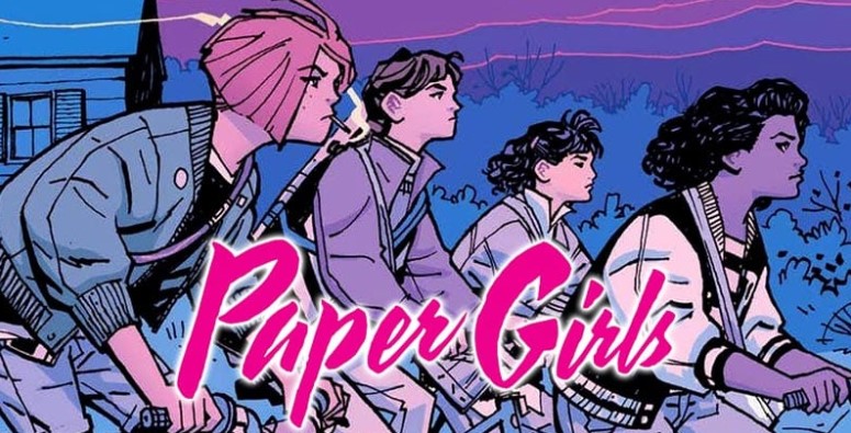 Cover fumetto Paper Girls