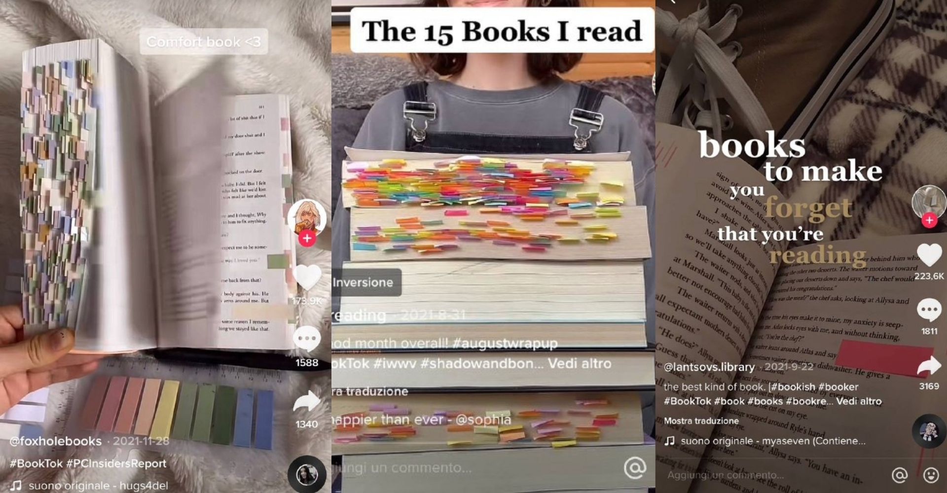 Post-it tra i romanzi: la nuova e coloratissima tendenza di Tik Tok