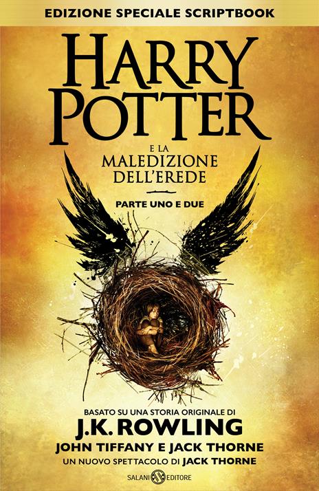 copertina del libro harry potter e la maledizione dell'erede