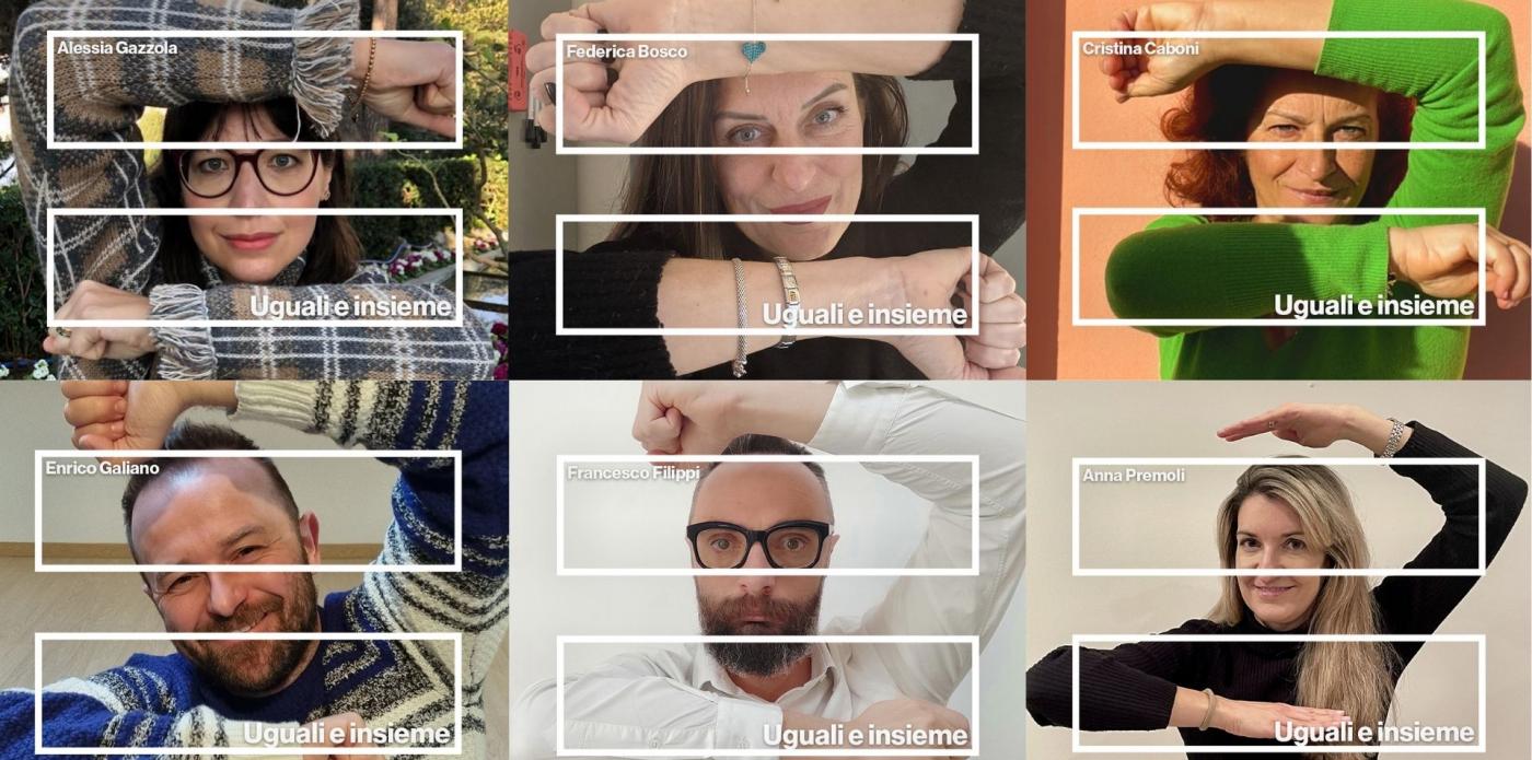 Collage foto Uguali e insieme