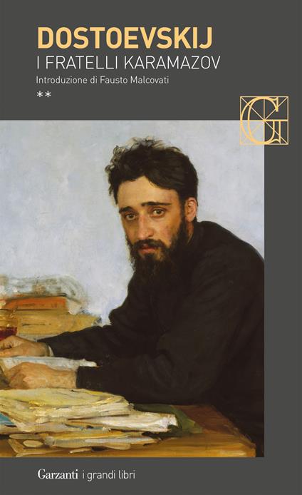 Copertina del romanzo psicologico I fratelli Karamazov