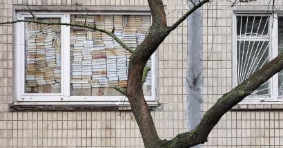 Il muro di libri di Kiev: la cultura contro la guerra