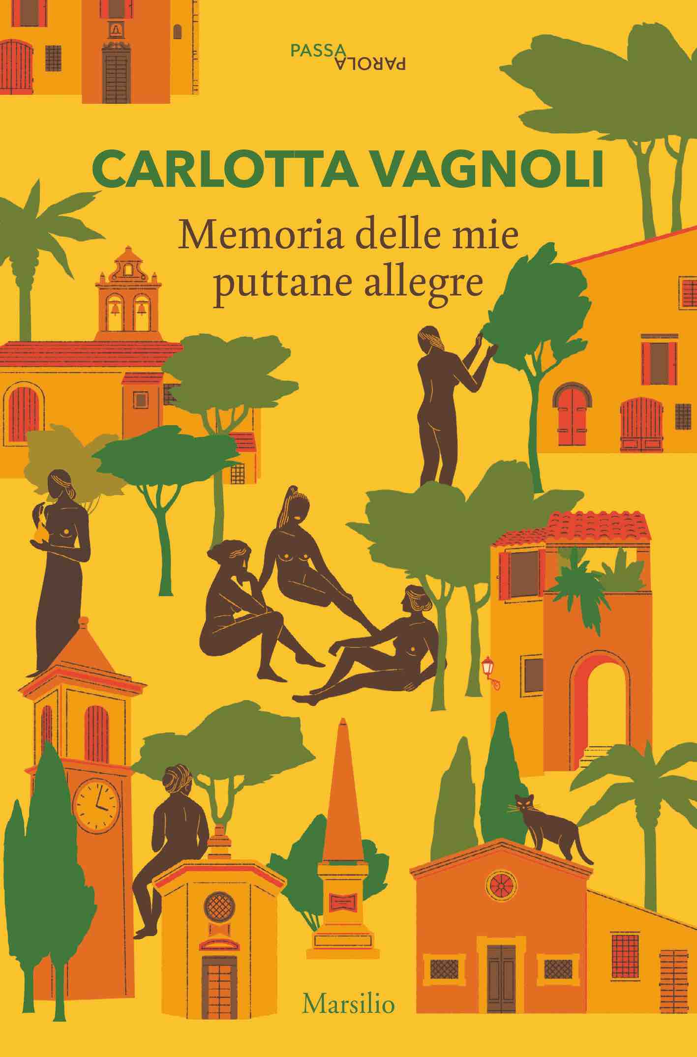 Copertina del libro Memoria delle mie puttane allegre di Carlotta Vagnoli