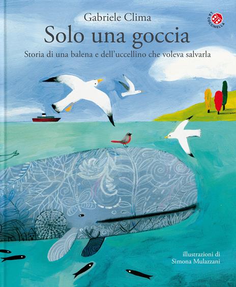 copertina di solo una goccia, libro per bambini per la giornata della terra