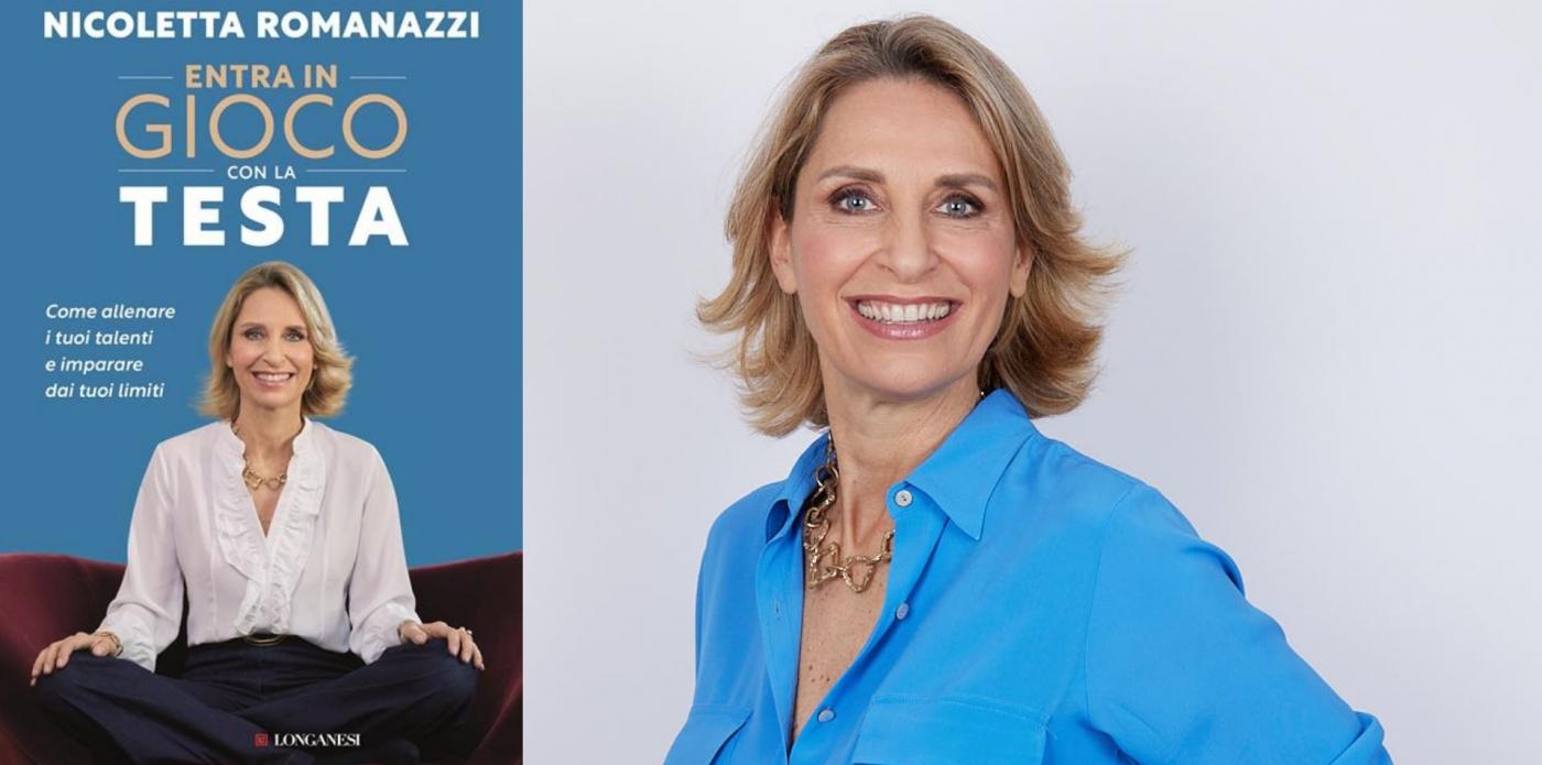 nicoletta romanazzi entra in gioco con la testa