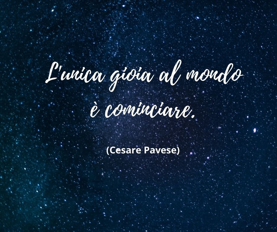 Una delle frasi motivazionali scritte da Cesare Pavese