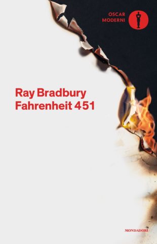 Copertina del libro Fahrenheit 451 di Ray Bradbury