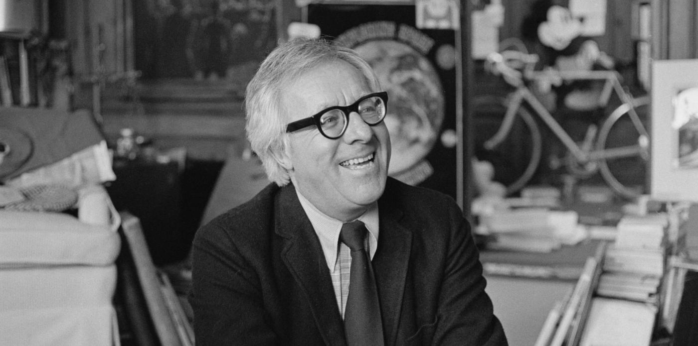 Primo piano dello scrittore Ray Bradbury