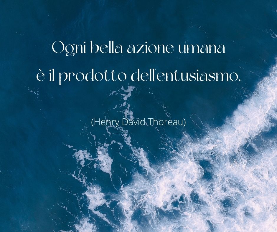 Una delle frasi motivazionali di Thoreau