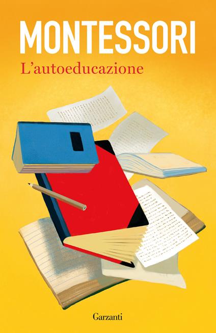 copertina del saggio di maria montessori l'autoeducazione