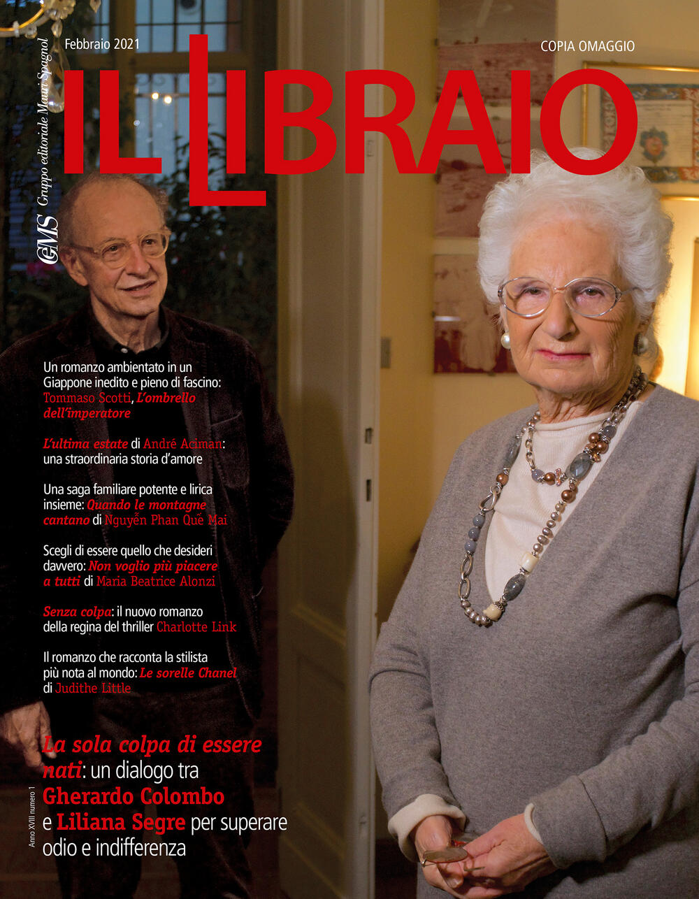 La copertina della rivista Il Libraio 